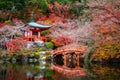 Daigoji Temple in Autumn, Kyoto, Japan Royalty Free Stock Photo