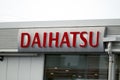 Daihatsu car dealer and show room store building. Royalty Free Stock Photo