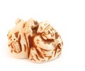 Daikoku netsuke feng shui figurine Royalty Free Stock Photo