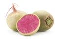 Daikon purple radish Royalty Free Stock Photo