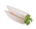 Daikon radishes Royalty Free Stock Photo