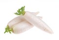 Daikon radishes Royalty Free Stock Photo