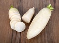 Daikon radishes