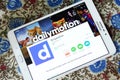 Dailymotion mobile app Royalty Free Stock Photo