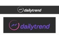 Dailytrend Modern Arrow Growth Logo Vector Royalty Free Stock Photo