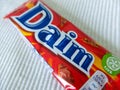 Daim chocolate bar, Swedish chocolat candies.