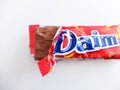 Daim chocolate bar, Swedish chocolat candies.