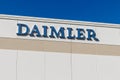 Whitestown - Circa March 2018: Daimler Trucks North America Distribution Center. Daimler Trucks is formerly Freightliner I Royalty Free Stock Photo