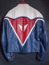 Dainese leather jacket from the 90s Royalty Free Stock Photo