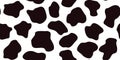 Dairy Cow Skin Texture Seamless Vector