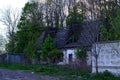 Dairy Farm Buildings in Spring Royalty Free Stock Photo