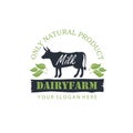 Dairy farm label