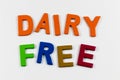 Dairy cow lactose allergy free food nutrition organic product