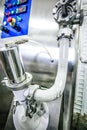 Dairy new factory equipment Royalty Free Stock Photo