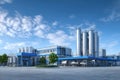 Dairy processing facility in Luannan County, China showcasing modern architecture and technology in August Royalty Free Stock Photo