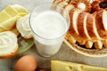 Dairy produce foodstuffs