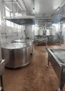 Dairy production, cheese production workshop, automation