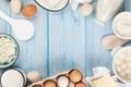 Dairy products. Sour cream, milk, cheese, egg, yogurt and butter Royalty Free Stock Photo