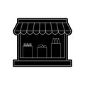dairy store icon. Element of Hipermarket for mobile concept and web apps icon. Glyph, flat icon for website design and development
