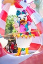 Daisy Duck participating in DisneyWorld parade