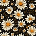 Daisy Harmony Floral Pattern Art