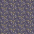 Daisy moody polka dot seamless pattern. Modern ditsy tiny all over print flower circle. Floral spotty dark fashion