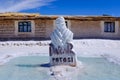 Dakar Bolivia statue made of salt