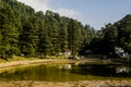 Dal lake, Dharamshala, with some water Royalty Free Stock Photo