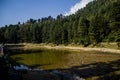 Dal lake, Dharamshala, with some water Royalty Free Stock Photo