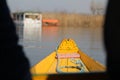 Dal lake Srinagar & house boats evening shots with clear background Royalty Free Stock Photo