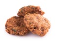 Dal vada on white background Royalty Free Stock Photo