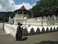 Dalada temple in Sri Lanka Royalty Free Stock Photo