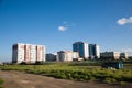 Dalanzadgad city buildings view, Mongolia Royalty Free Stock Photo