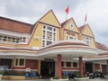 Da lat, Viet nam - 27 April,2013: Dalat Railway Station with old architechture is very nice Royalty Free Stock Photo