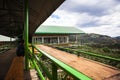 DALAT, VIETNAM - February 17, 2017: Nice landscape view from Me Linh coffee, Da Lat, Viet Nam