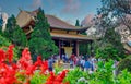 DALAT, VIETNAM - 1.02.2020 Truc Lam Temple is a Zen Buddhist temple and monastery in Dalat city Royalty Free Stock Photo