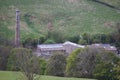 Dale End in Lothersdale where the mill reputedly has the largest indoor waterwheel in the world, North Yorkshire, England, UK Royalty Free Stock Photo