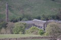 Dale End in Lothersdale where the mill reputedly has the largest indoor waterwheel in the world, North Yorkshire, England, UK Royalty Free Stock Photo