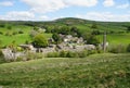 Dale End in Lothersdale where the mill reputedly has the largest indoor waterwheel in the world, North Yorkshire, England, UK Royalty Free Stock Photo