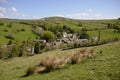 Dale End in Lothersdale where the mill reputedly has the largest indoor waterwheel in the world, North Yorkshire, England, UK Royalty Free Stock Photo