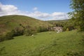 Dale End in Lothersdale where the mill reputedly has the largest indoor waterwheel in the world, North Yorkshire, England, UK Royalty Free Stock Photo