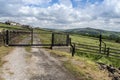 Walking on the  Dales high way near Skipton Royalty Free Stock Photo