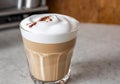 Dalgona Coffee latte glass