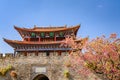 Dali city, Yunnan, China spring at stone city gate