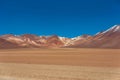 Dali desert in national reserve park Eduardo Avaroa, Bolivia