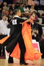 Dalibor Divis & Dominika Tynklova - dancing Royalty Free Stock Photo