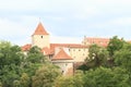 Daliborka and Black Tower on Prague Castle Royalty Free Stock Photo