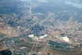 Dallas aerial view in Texas Royalty Free Stock Photo