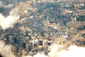 Dallas aerial view in Texas Royalty Free Stock Photo