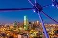 Dallas city downtown skyline cityscape of Texas USA Royalty Free Stock Photo